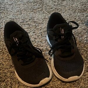 Reebok Black and White Running Shoes